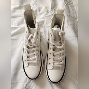 Steve Madden JWinonaa Platform Sneaker - Little Kid / Big Kid - White